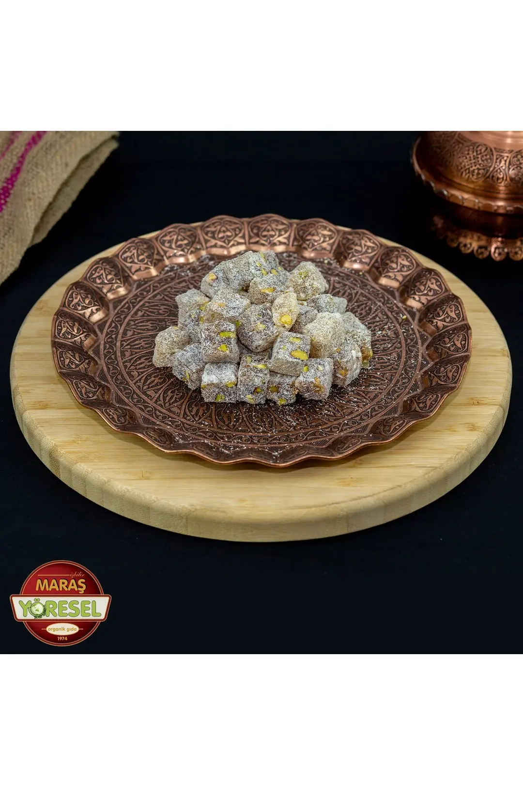 Kahramanmaraş Çifte Kavrulmuş Lokum - Doğal Ve Katkısız 500 Gr