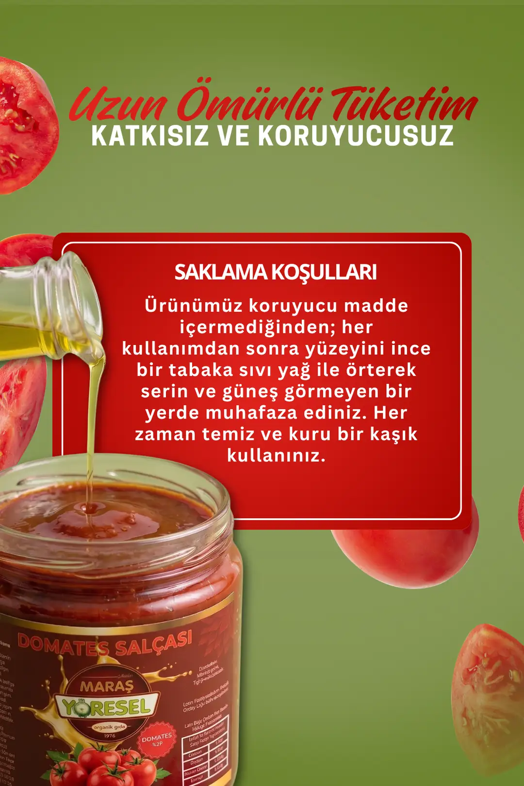 Hakiki Maraş Domates Salçası (1 Kg)