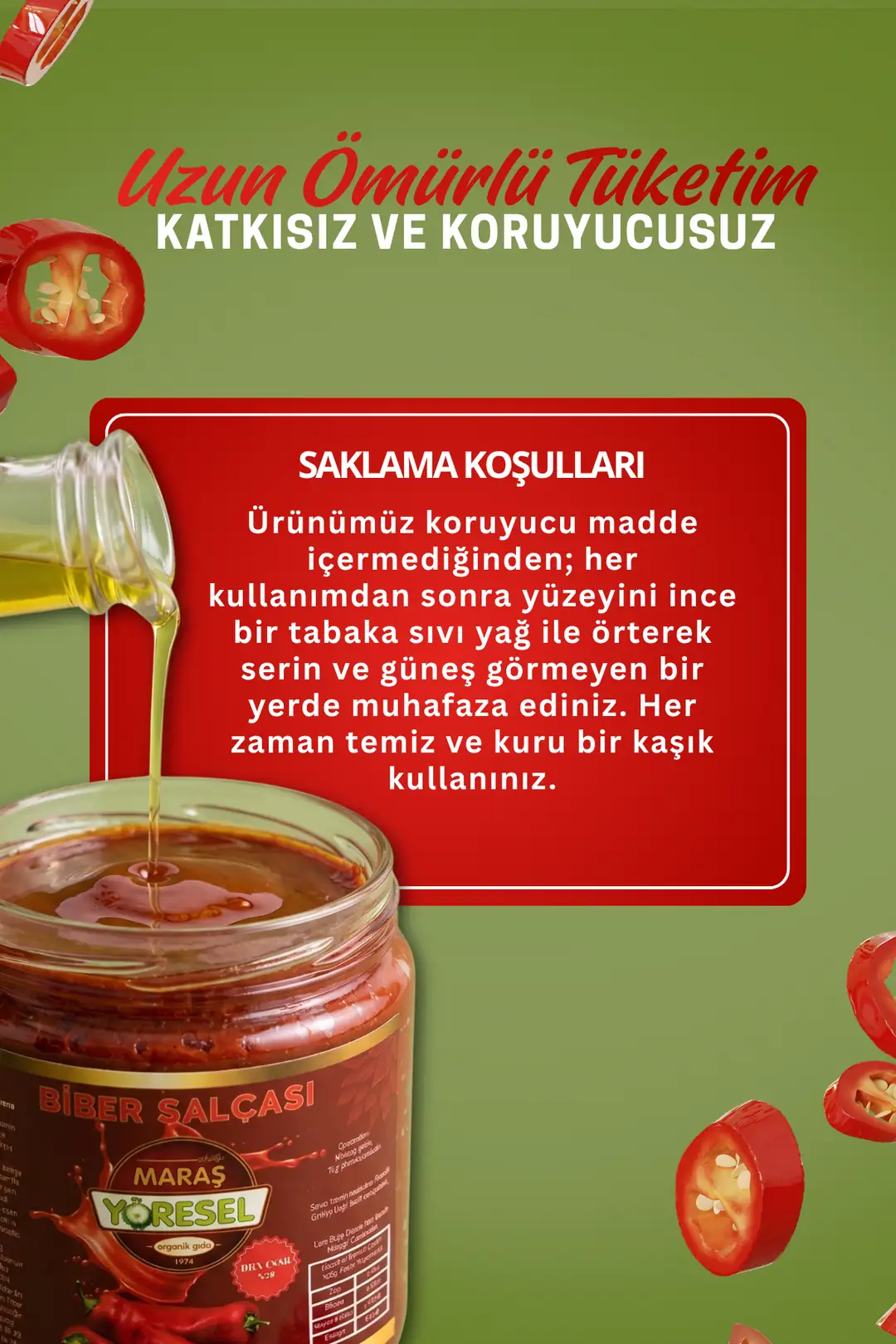 Hakiki Maraş Acı Biber Salçası (1 Kg)